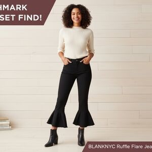 Blank NYC Black Flare Pants